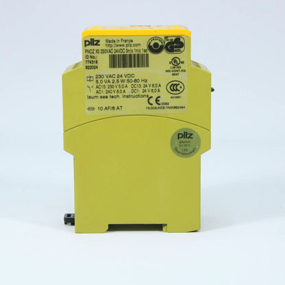 Pilz PNOZ X3 230VAC 24VDC 3n/o 1n/c 1so 774318