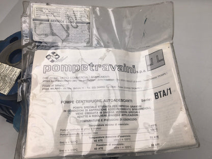 Pompetravaini Centrifugal Pump BTA 291/1C-M/A3