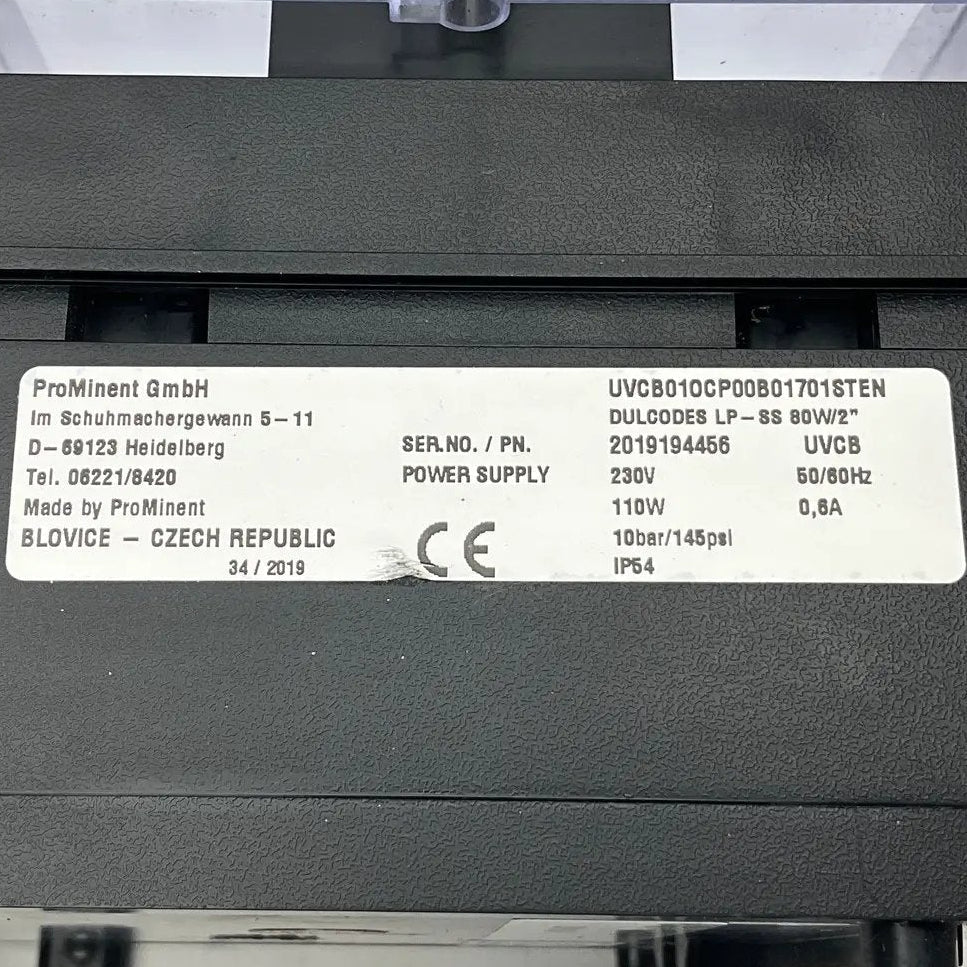 ProMinent Dulcodes LP-SS 80W/2" UV Disinfection System Control Unit