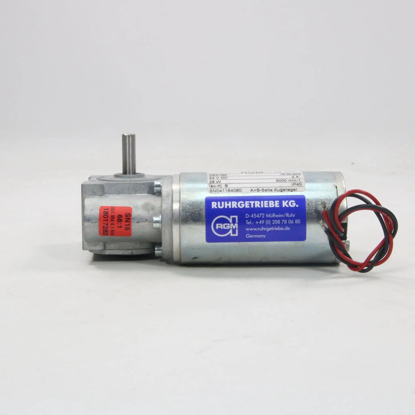 RGM Ruhrgetriebe KG D52H85 Gear Motor