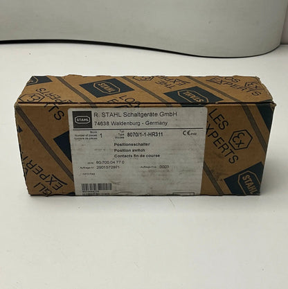 R. Stahl 8070/1-1-HR311 Position Switch