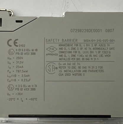 R. Stahl Intrinspak 9004/01-315-025-001 Safety Barrier