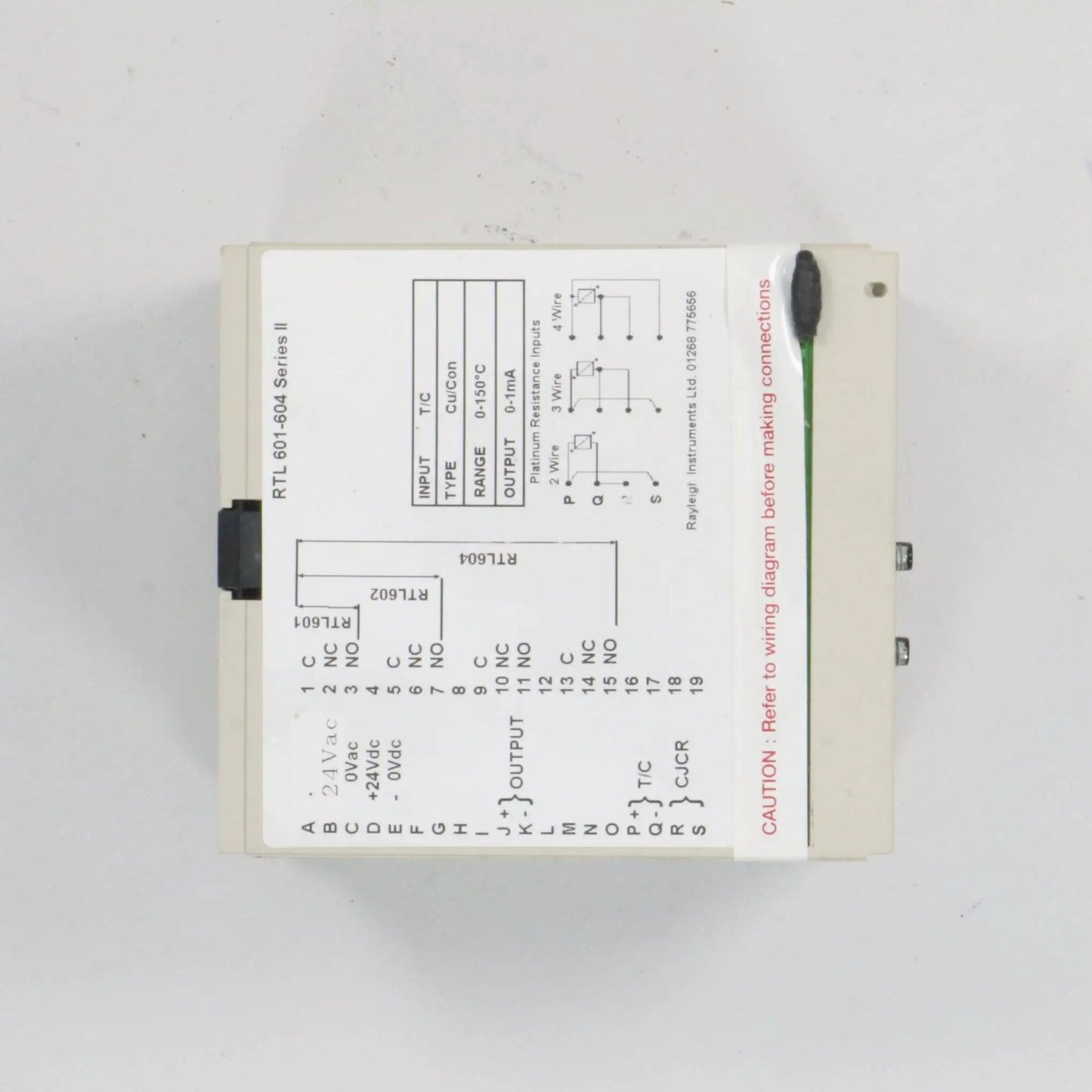 Raytel RTL 602 Series II Temperature Controller