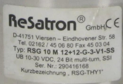 ReSatron Multi-Turn Encoder RSG 10M 12+12-G-3-V1-SS