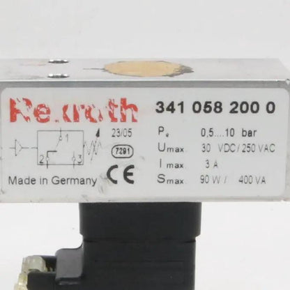 Rexroth 341 058 200 0 Pressure Switch