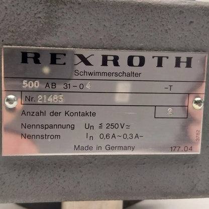 Rexroth 500 AB 31 04 Float Switch