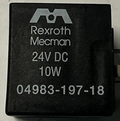 Rexroth Mecman 04983-197-18 Solenoid Valve Coil