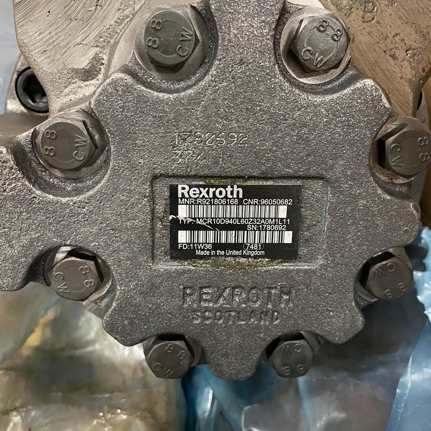Rexroth R921806168 Hydraulic Piston Motor