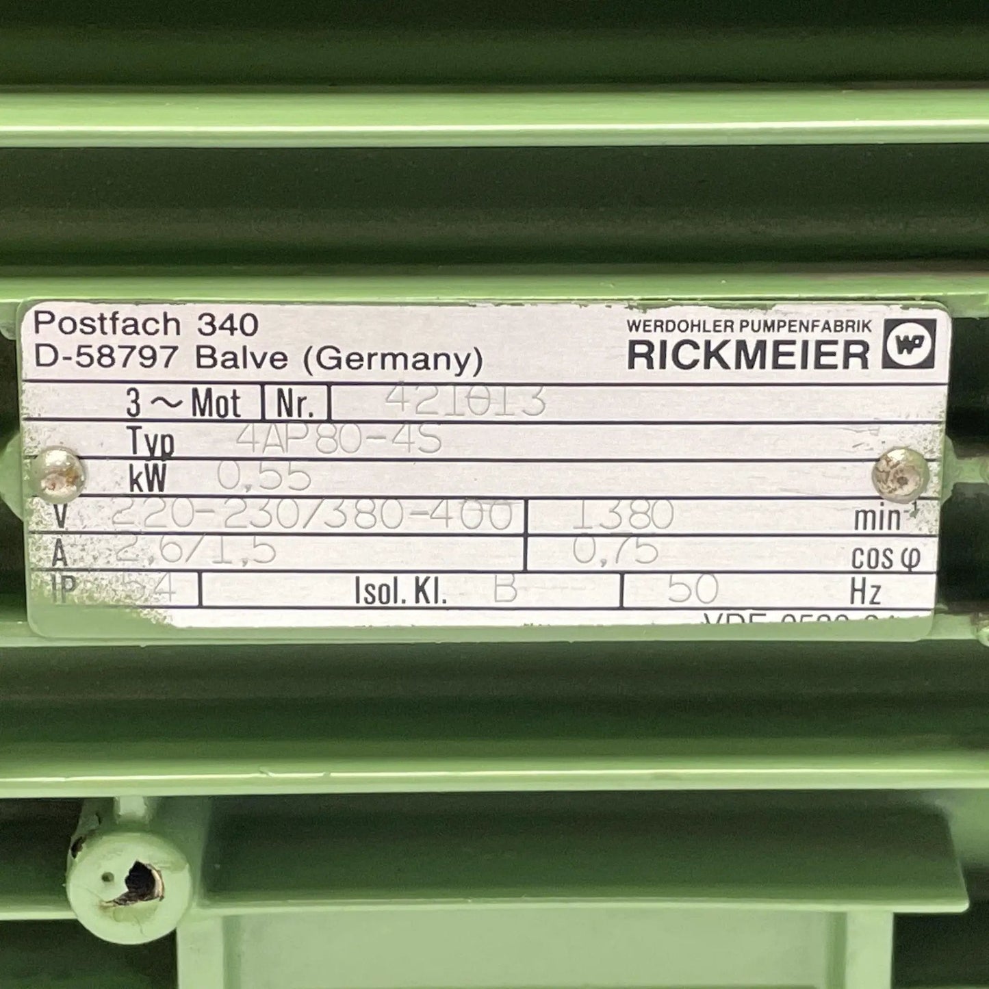 Rickmeier Hydraulic pump set R25-16 FL-Z