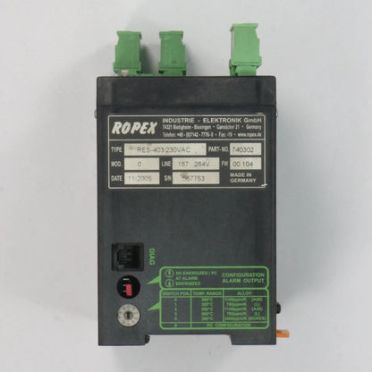 Ropex Resistron RES 403 Temperature Controller