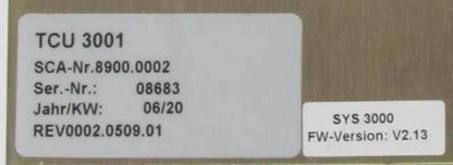 SCA Schucker TCU 3001 Adhesive Application Controller