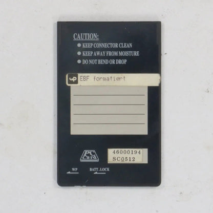 SCM PC Card SRAM 512KB