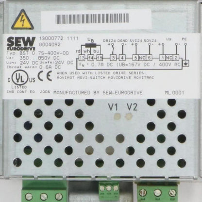 SEW Eurodrive BST 075 400V 00 Brake Module