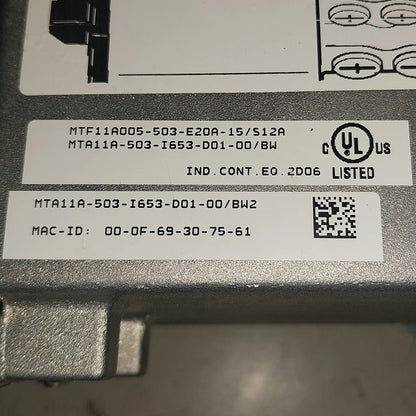 SEW Eurodrive Movifit MTF11A005-503-E20A-15/S12A Frequency Inverter