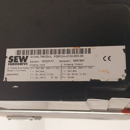 SEW Eurodrive Movipro PHC22A A110M1 D10A 00 Field Inverter