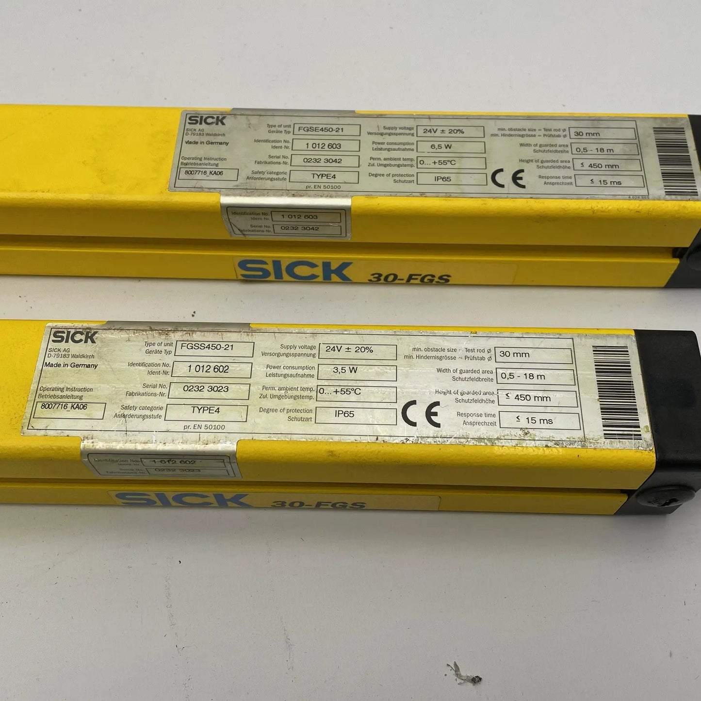 SICK 30 FGS FGSS450-21 FGSE450-21 450 MM