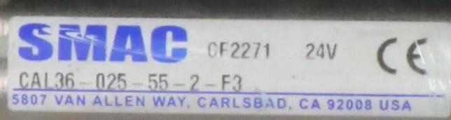 SMAC Electric Actuator CAL 36-025-55-2-F3