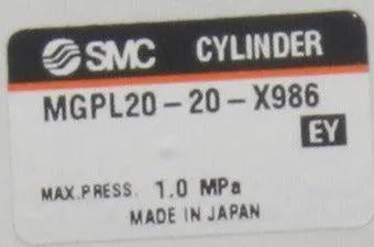 SMC Compact Guide Cylinder MGPL20-20-X986