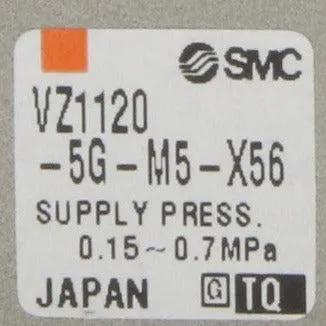 SMC VZ1120-5G-M5-X56 Solenoid Valve