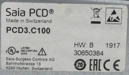 Saia PCD3.C100 CPU Extension Module Holder