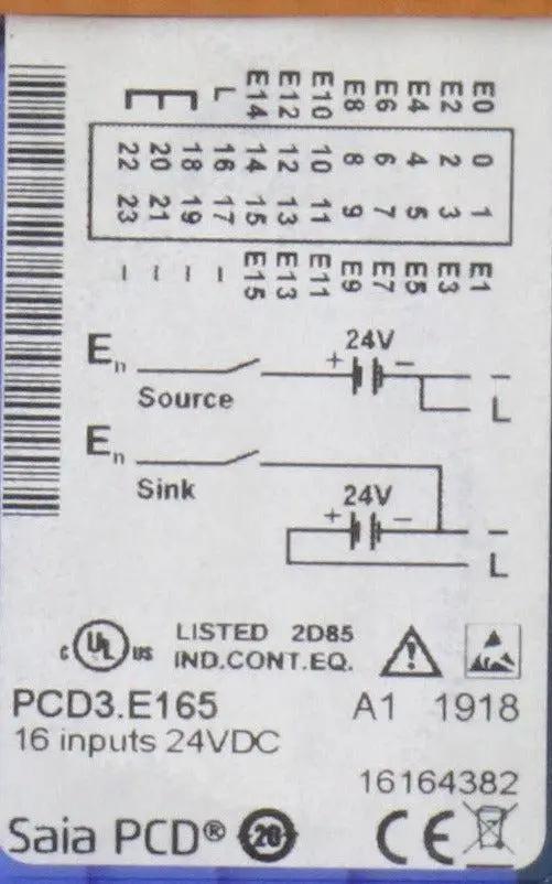 Saia PCD3.E165 Input Module