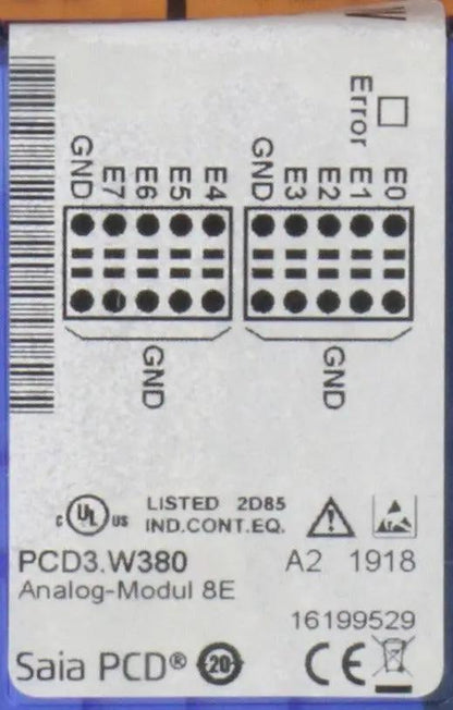 Saia PCD3.W380 Universal Analog Input Module