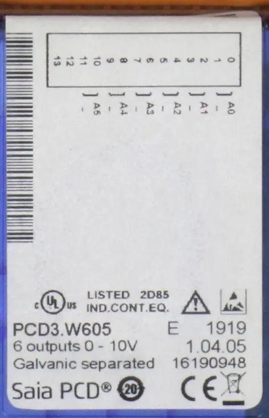 Saia PCD3.W605 Analog Output Module