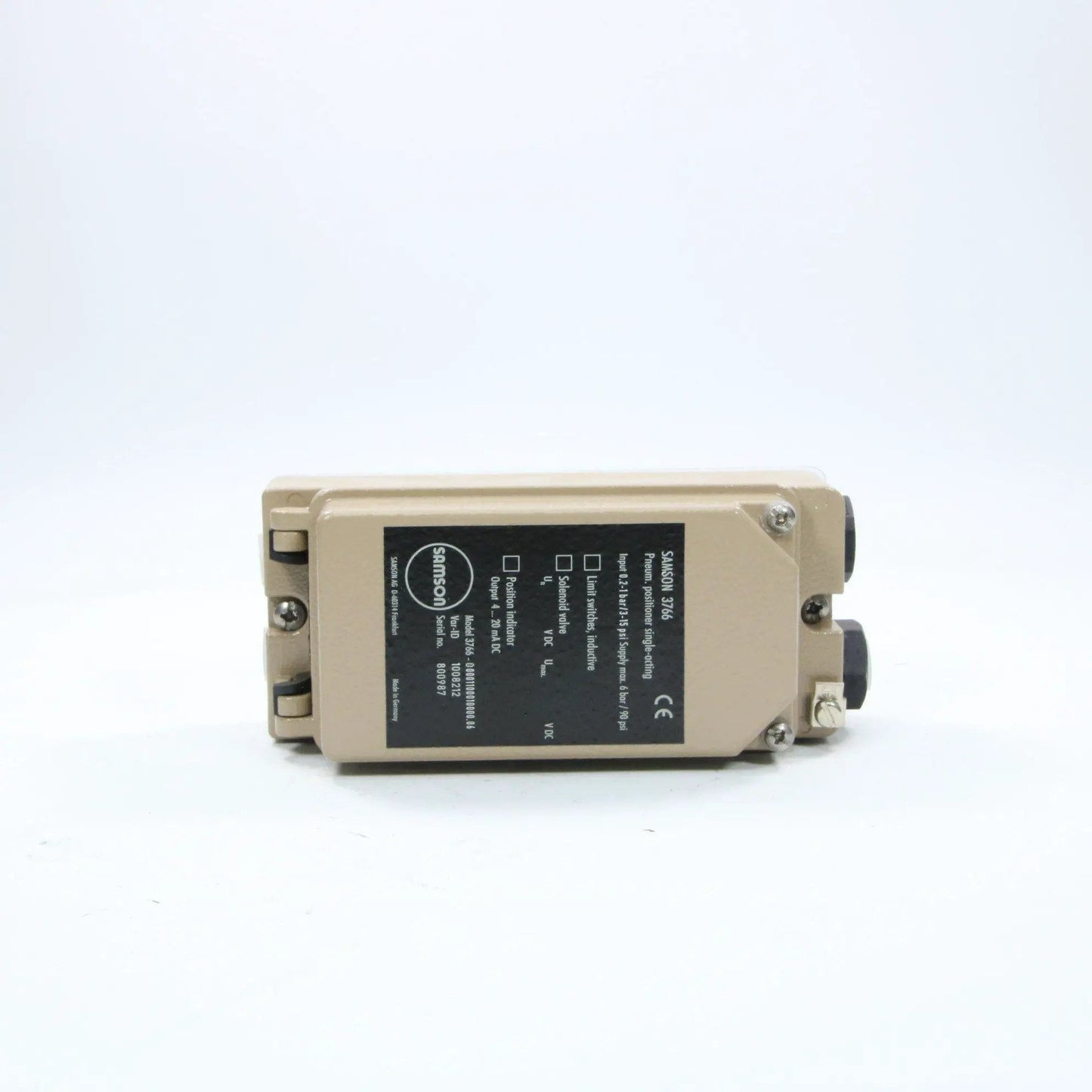 Samson pneumatic positioner 3766 1008212