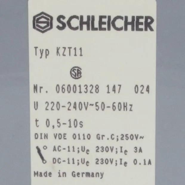 Schleicher KZT11 Time Delay Relay