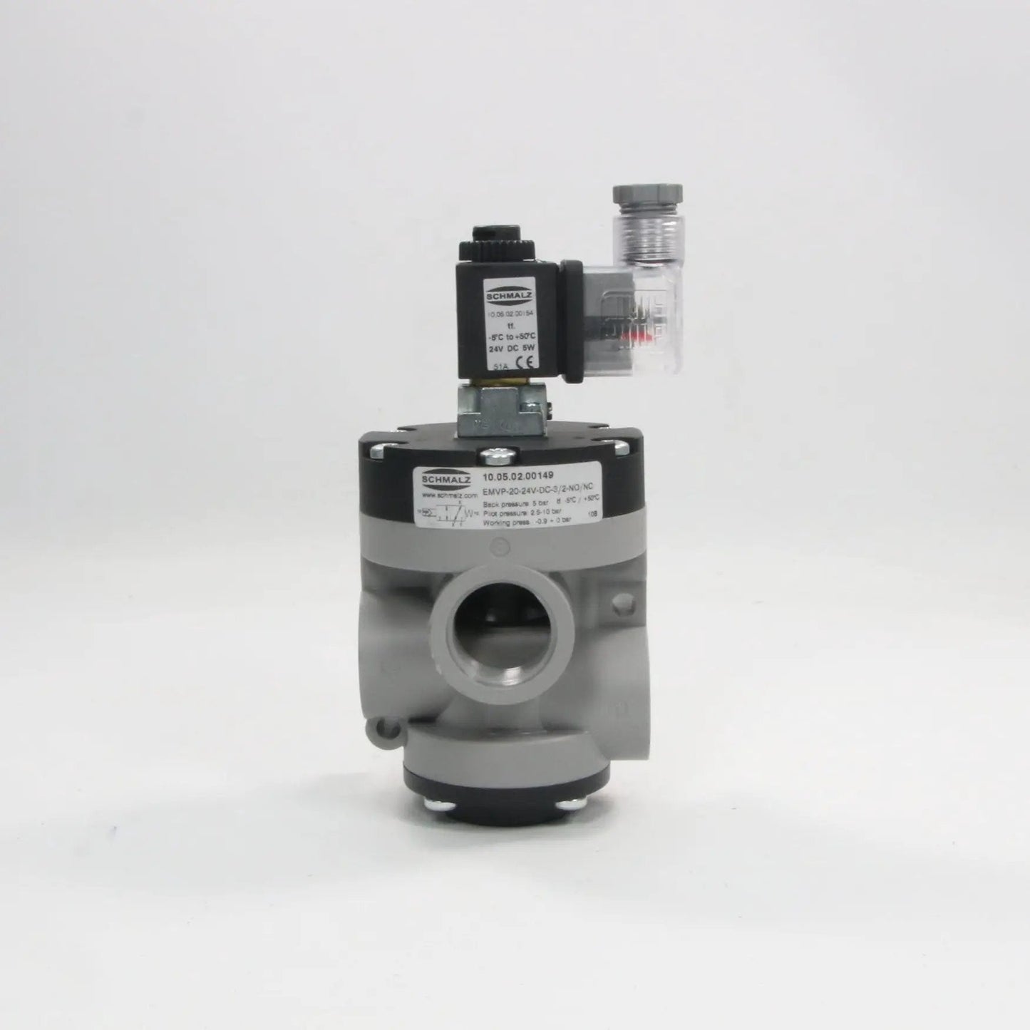 Schmalz EMPV 20 24V DC 3 2 NO NC Solenoid Valve