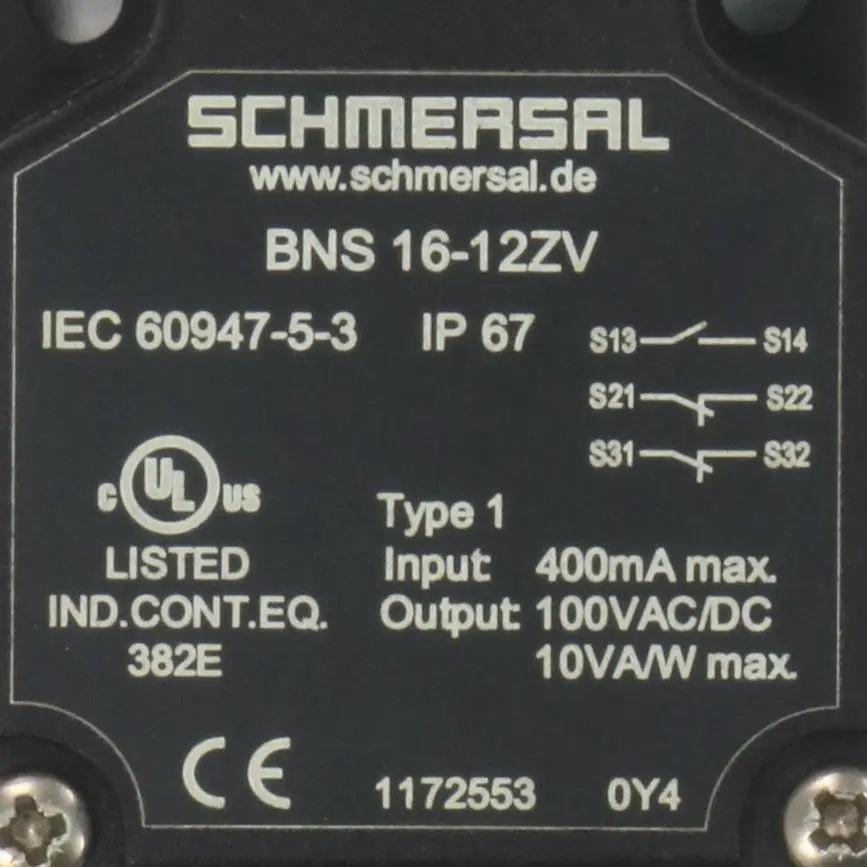 Schmersal BNS 16-12ZV Magnetic Safety Switch