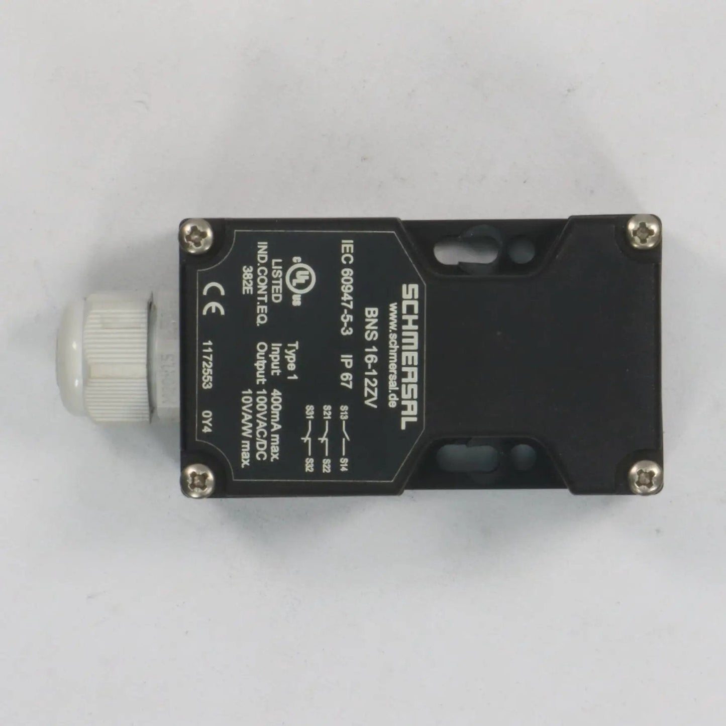 Schmersal BNS 16-12ZV Magnetic Safety Switch