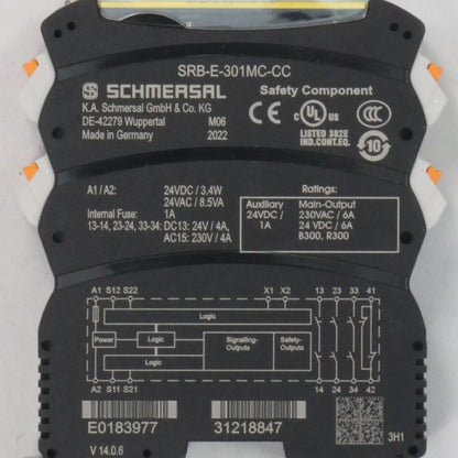 Schmersal Protect SRB E 301MC CC Safety Relay