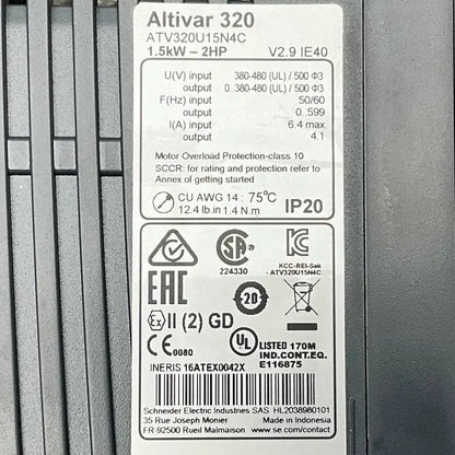 Schneider Electric Altivar 320 Variable Speed Drive - 1.5kW