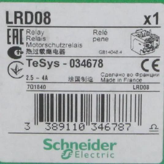 Schneider Electric LRD08 Thermal Overload Relay
