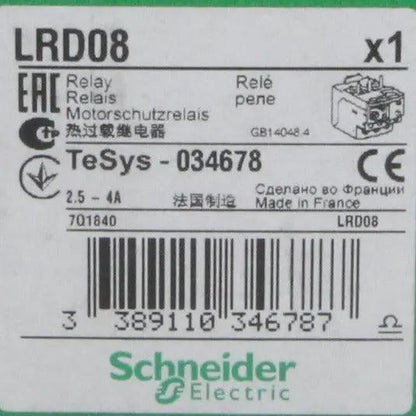 Schneider Electric LRD08 Thermal Overload Relay