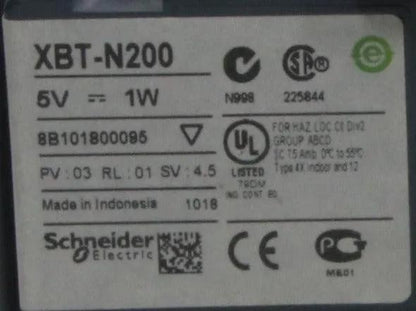 Schneider Electric Magelis XBT-N200 Touch Screen Display