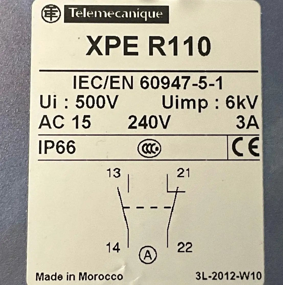 Schneider Electric XPE R110 Foot Switch