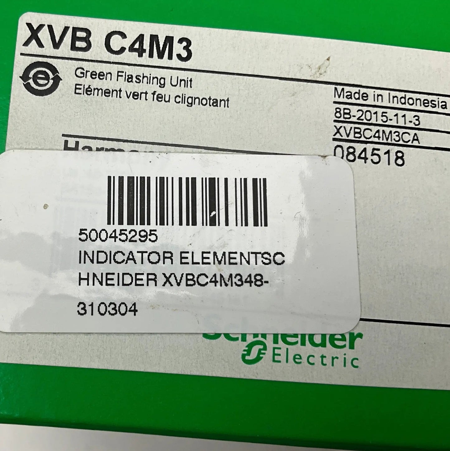 Schneider Electric XVBC4M3CA Green Flashing Unit