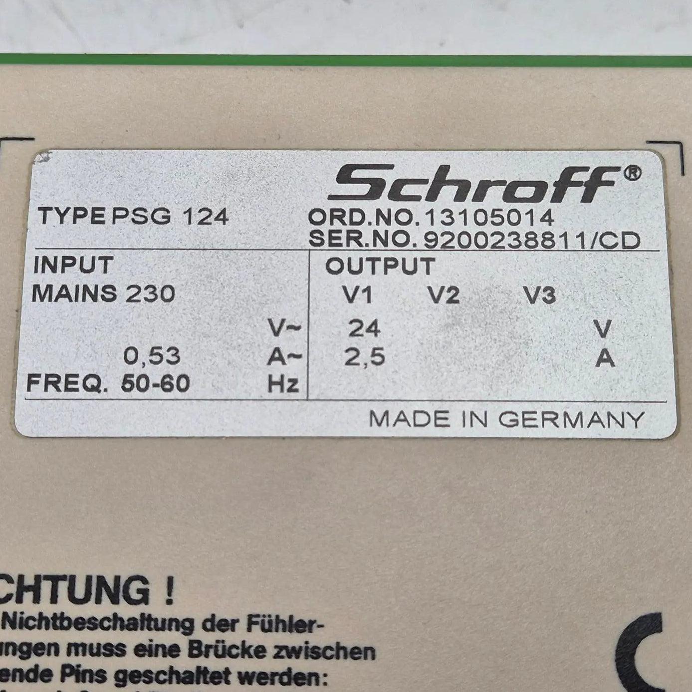 Schroff PSG 124 Linear Regulator