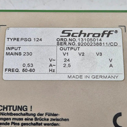 Schroff PSG 124 Linear Regulator