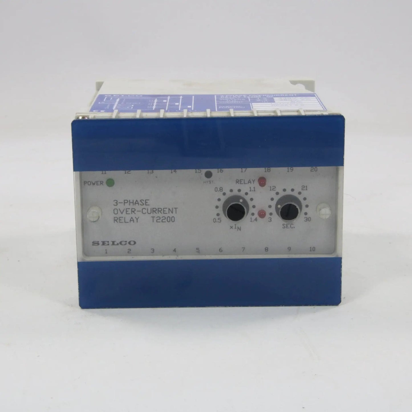 Selco 3 Phase Overcurrent Relay T2200-02