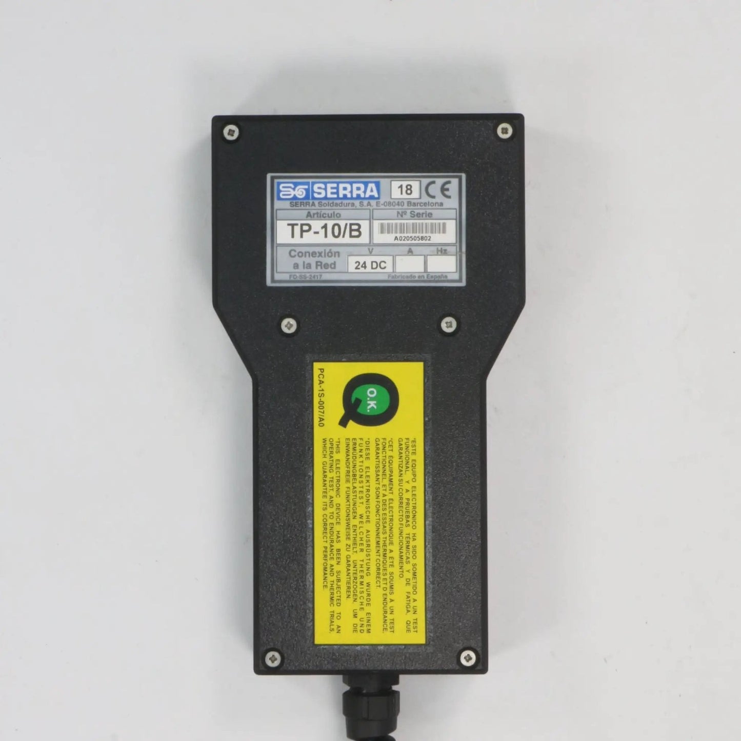 Serra TP 10 B Programming Terminal