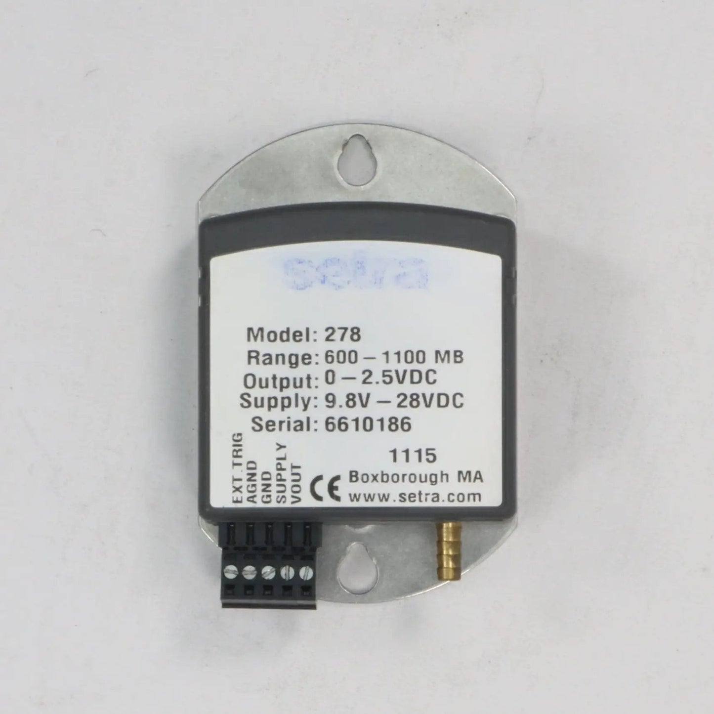 Setra 278 Barometric Pressure Transducer