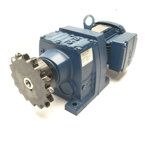 Sew R47 DRS71S4 gearmotor reducer 0.37kW i:56,73