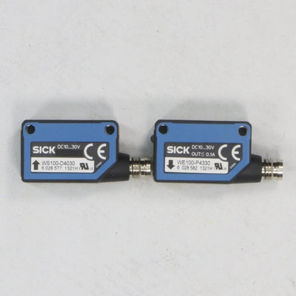 Sick WS WE100 P4339 Miniature Photoelectric Sensor Set