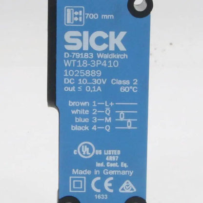 Sick WT18 3P410 Photoelectric Proximity Sensor