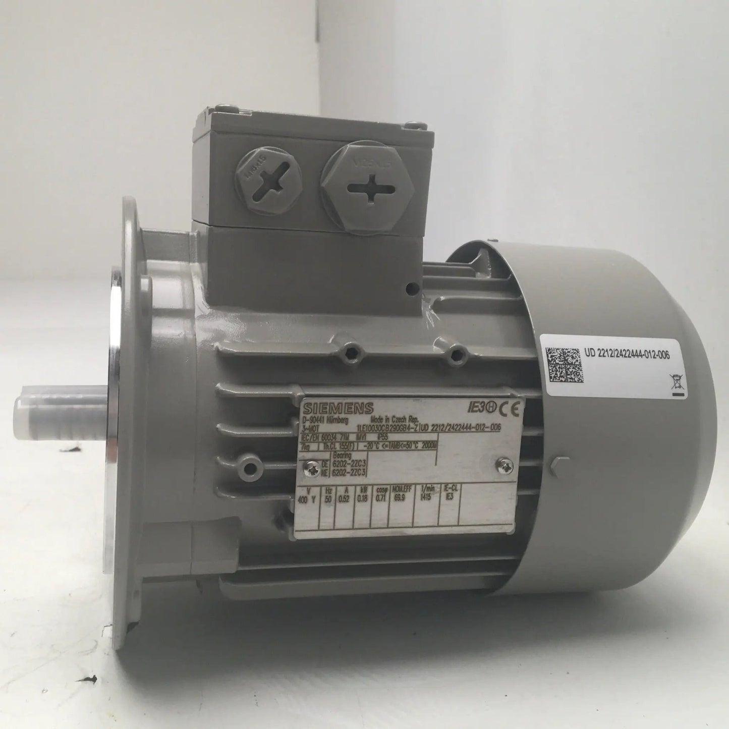 Siemens 1LE1003-0CB29-0GB4-Z 3~Phase Motor 0.12kW