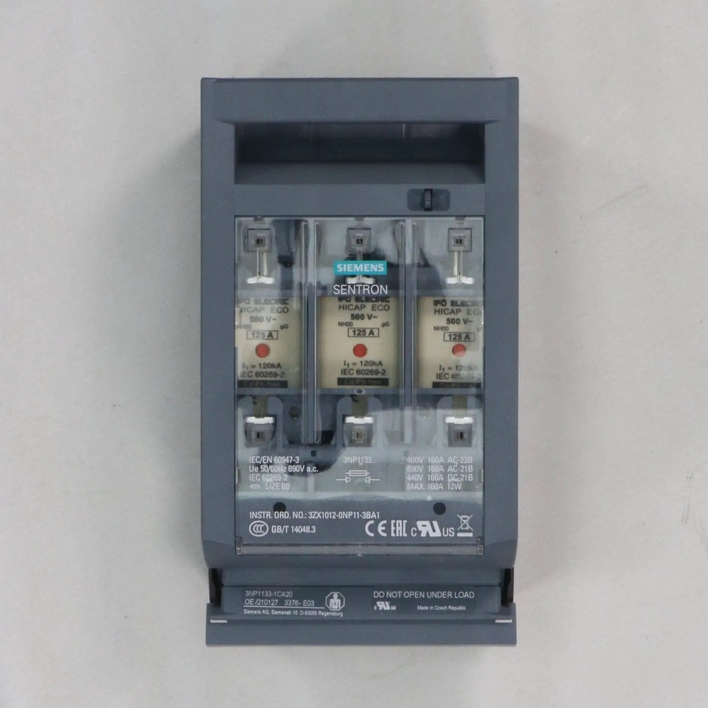 Siemens 3NP1133-1CA20 Fuse Switch Disconnector