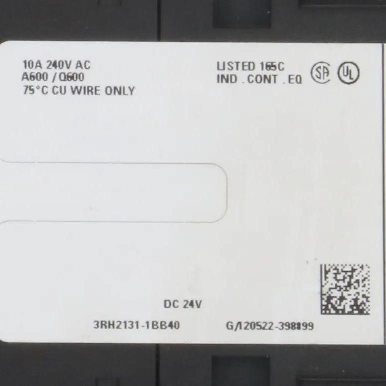 Siemens 3RH2131 1BB40 Contactor Relay